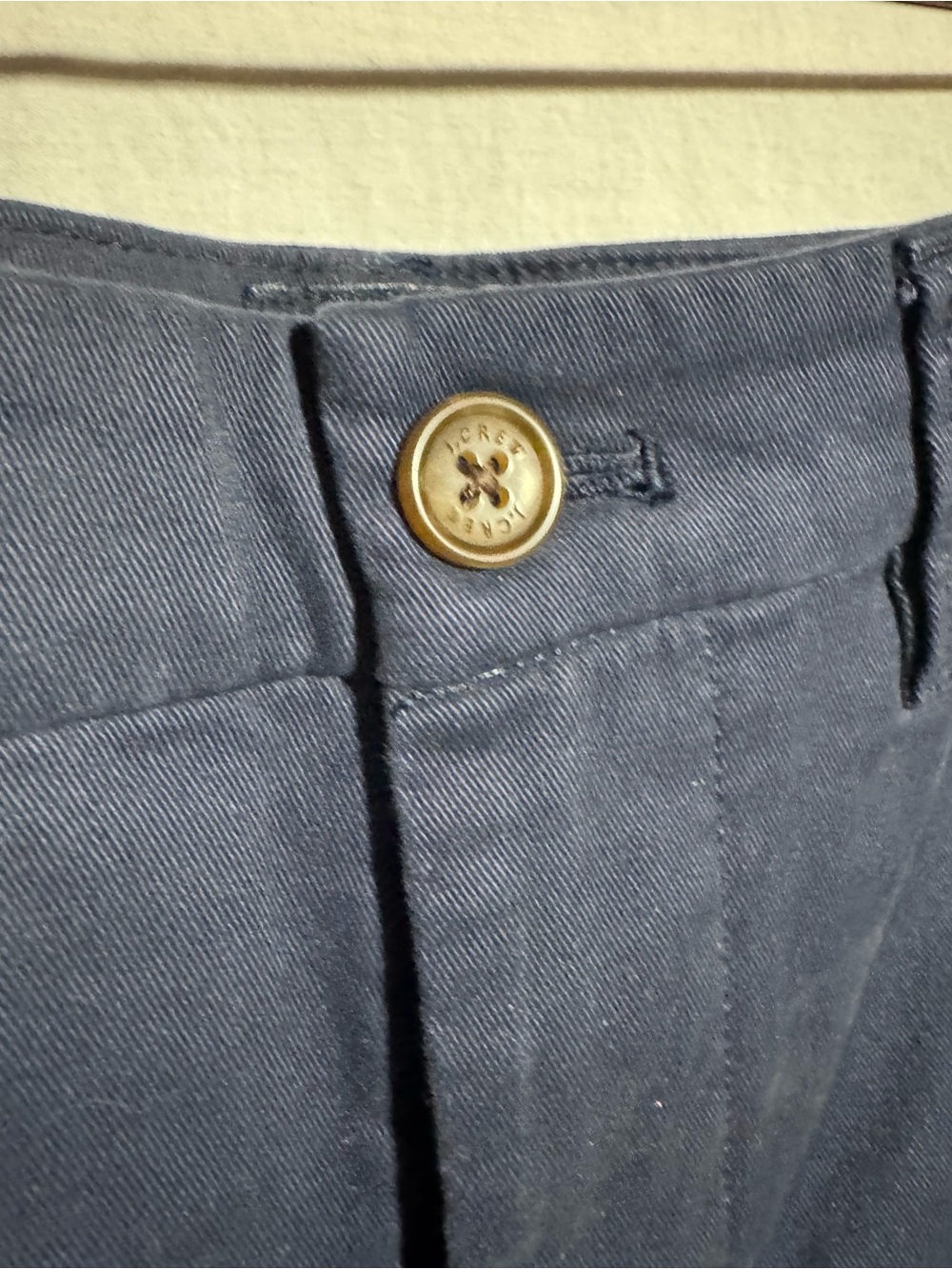 J. Crew High-Rise Girlfriend Chino Navy Blue Size 4 - Picture 2 of 7